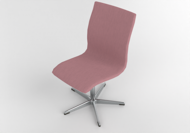 3D Stühle - Drehstuhl aus Stoff - Fritz Hansen - Oxford...