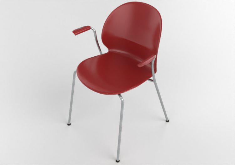 Sedie 3D - Sedia in plastica - Fritz Hansen - N02T Recycle...