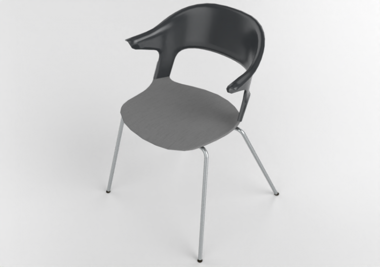 椅子 - Chair with fabric seat - Fritz Hansen - Pair - BH30 -...