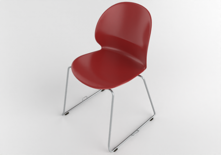 3D Chairs - Plastic Chair - Fritz Hansen - N02T Recycle -...