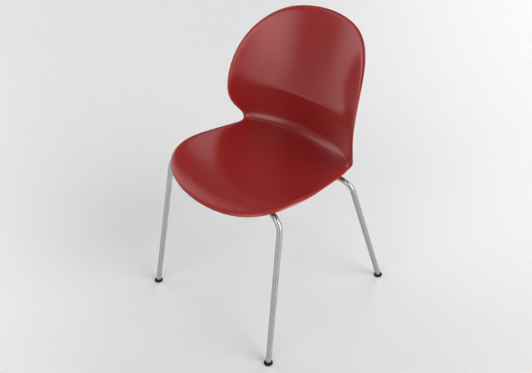 椅子 - Plastic Chair - Fritz Hansen - N02T Recycle - N02-10 -...