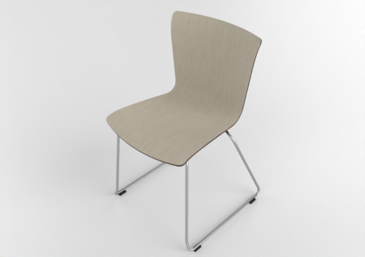 椅子 - Chair with upholstered seat - Fritz Hansen - Vico Duo...