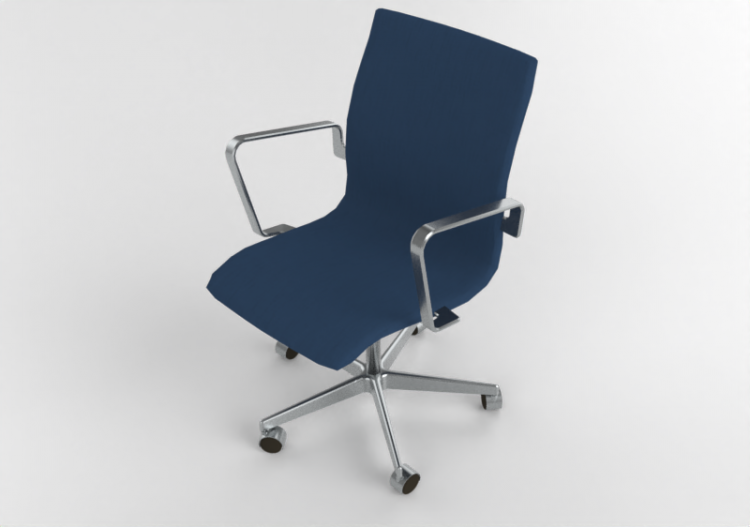 Chaises 3D - Chaise tournante en tissu - Fritz Hansen -...