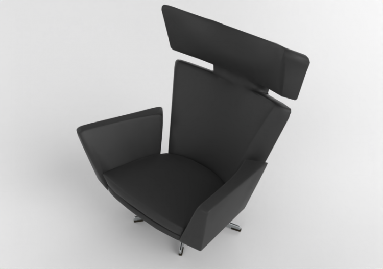 Poltronas 3D - Sillón giratorio - Fritz Hansen - Sent -...