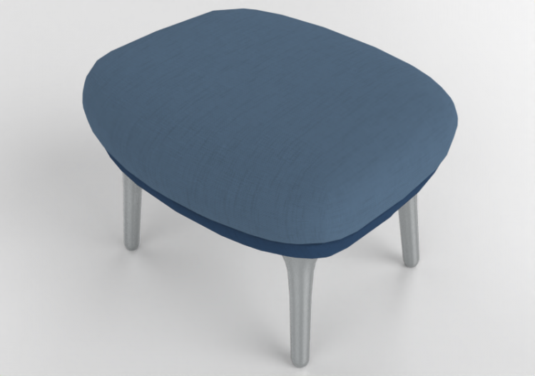 3D Arm Chairs - Fabric stool - Fritz Hansen - Fri - JH11 -...