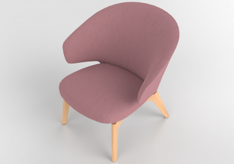 3D Arm Chairs - Armchair with fabric seat - Fritz Hansen -...