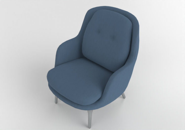 3D Arm Chairs - Fabric armchair - Fritz Hansen - Fri - JH4...