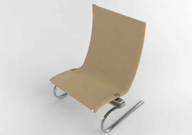 Poltronas 3D - Poltrona em tecido - Fritz Hansen - PK20 -...