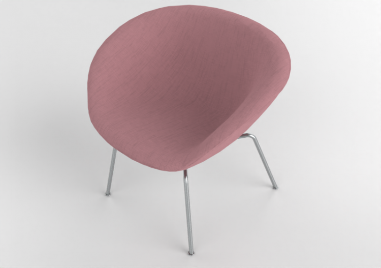Poltronas 3D - Sillón con asiento de cuero - Fritz Hansen -...