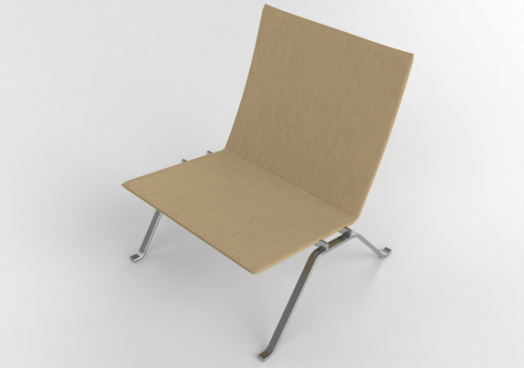 Poltronas 3D - Sillón de tela - Fritz Hansen - PK22 - ACCA...