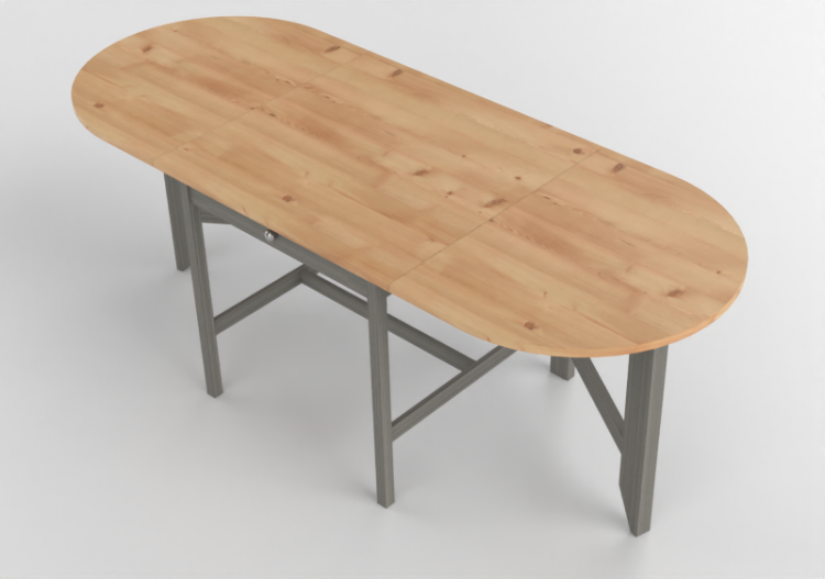 3D Tables - Wood table - Ikea - Gamleby - ACCA software