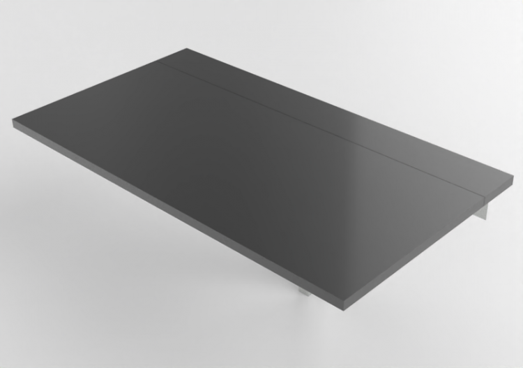 Mesas 3D - Mesa extensível de madeira envernizada - Ikea -...