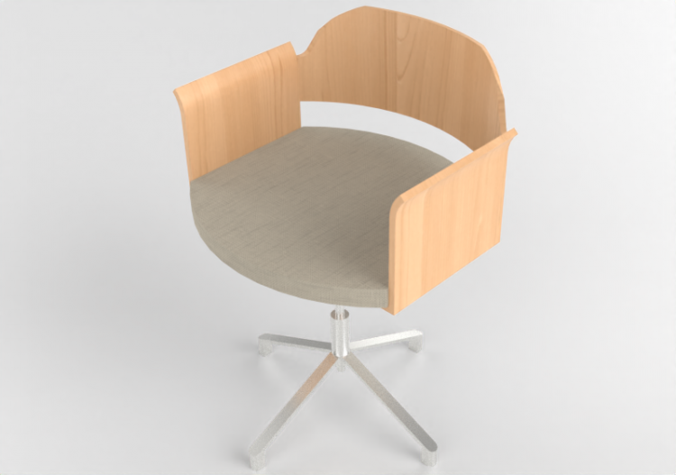 3D Stühle - Stuhl aus Holz - Ikea - Fjallberget - ACCA...