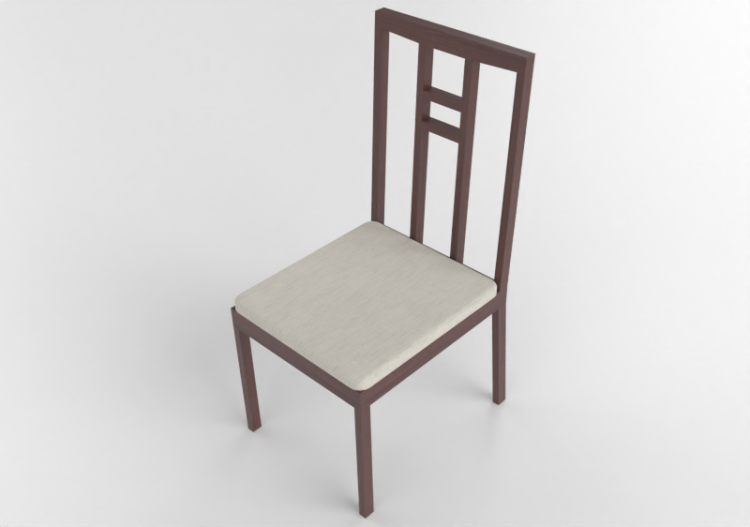 3D Stühle - Stuhl aus Holz - Ikea - Borje - ACCA software