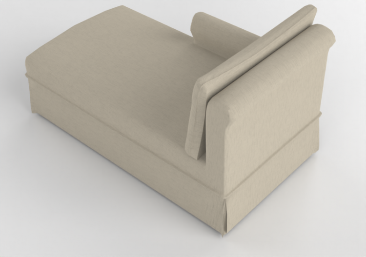 Divani 3D - Chaise in tessuto - Ikea - Ektorp - ACCA...