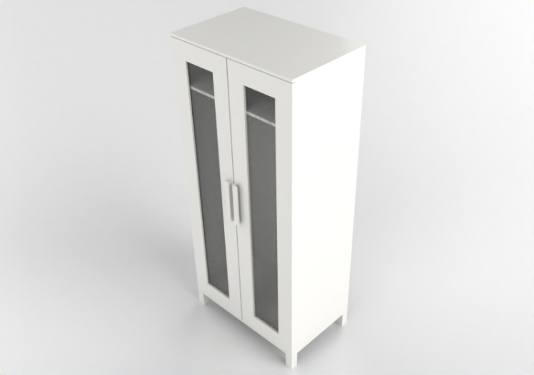 Armadi 3D - Armadio in legno laccato - Ikea - Aneboda -...