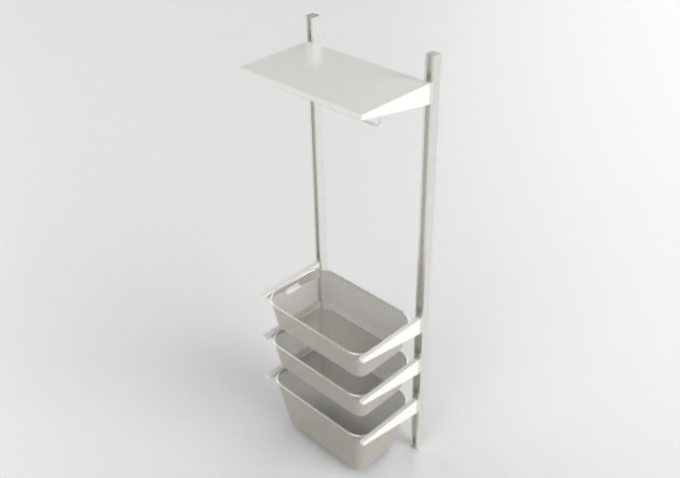 Armadi 3D - Inserto per armadio in legno laccato - Ikea -...