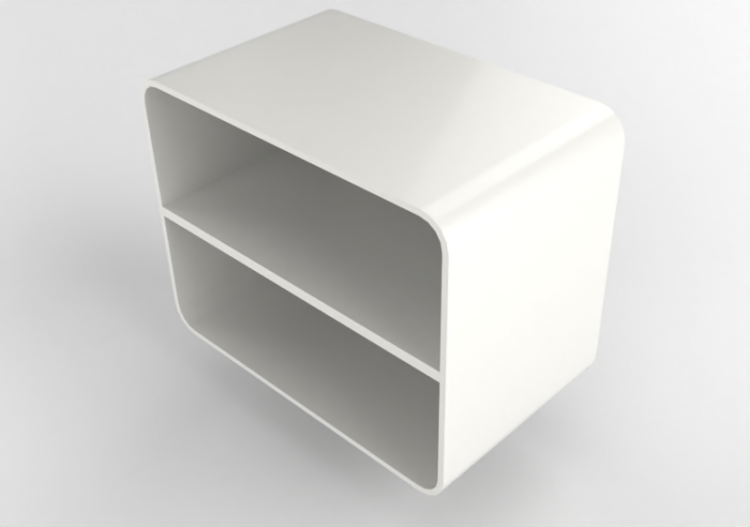 Meubles 3D - Étagère en bois laqué - Ikea - Brickan - ACCA...