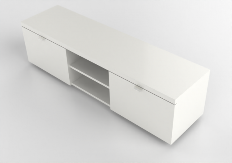 Meubles 3D - Meuble TV en bois laqué - Ikea - Byas - ACCA...
