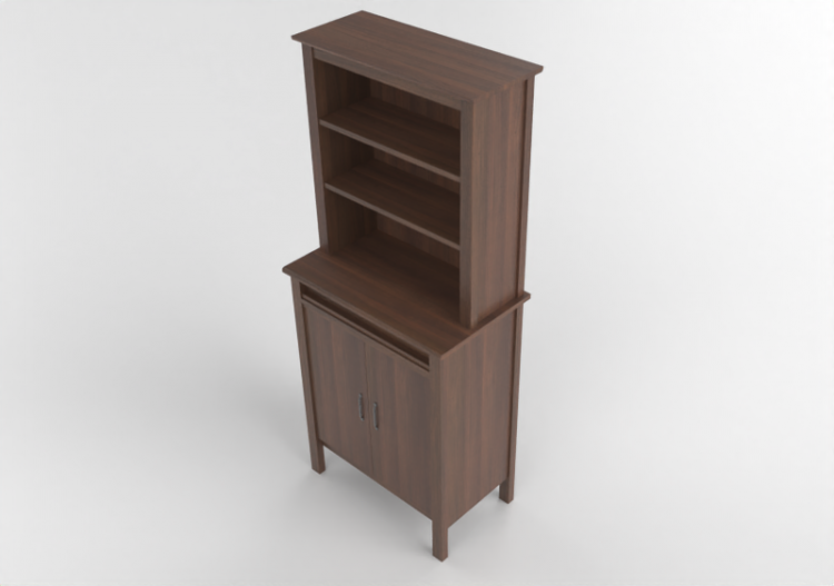 3D Furniture - Wooden sideboard - Ikea - Brusali - ACCA...