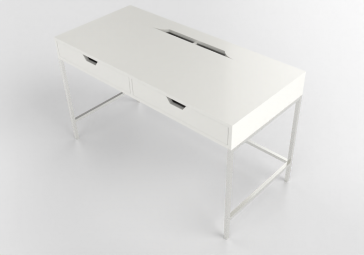 办公桌 - Desk in lacquered wood - Ikea - Alex - ACCA software