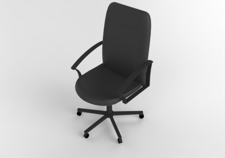 3D Chairs - Leather chair - Ikea - Allak - ACCA software