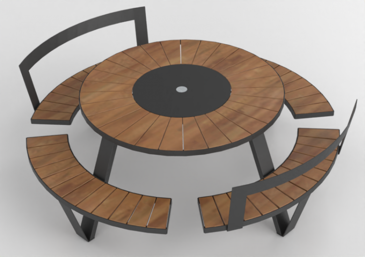 Tavoli 3D - tavolo picnic - ACCA software
