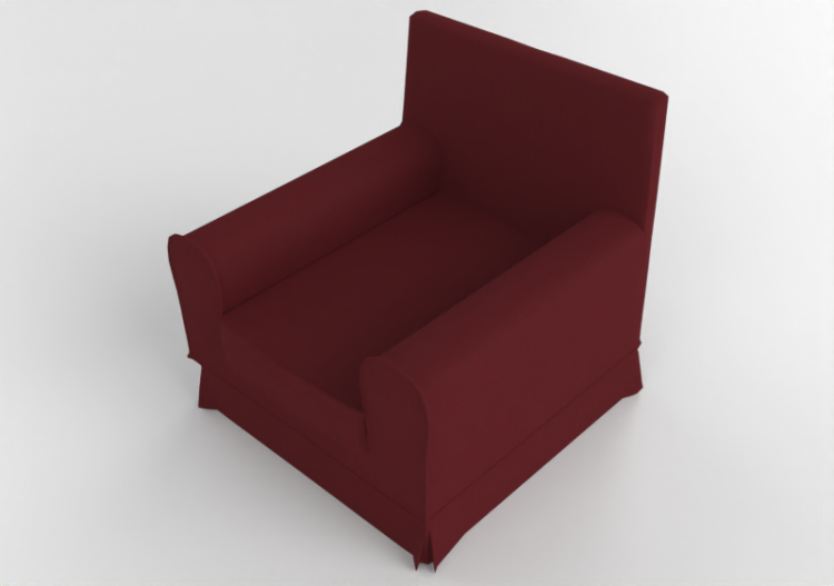 3D Sessel und Sofas - Sessel aus Stoff - Ikea - Ektorp -...