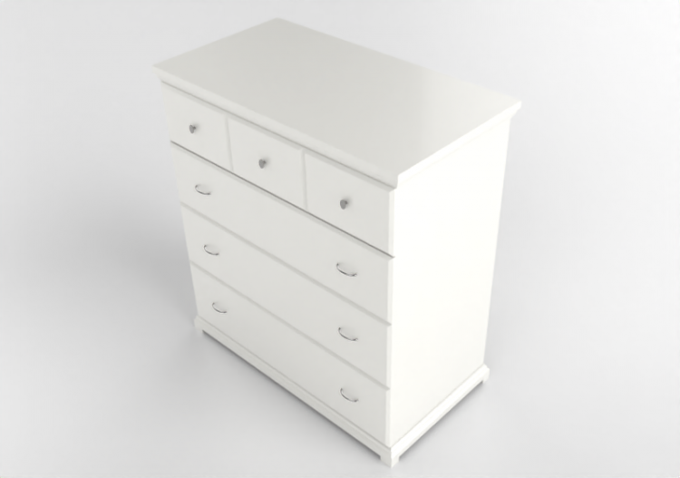 Armoires 3D - Commode en bois laqué - Ikea - Birkeland -...