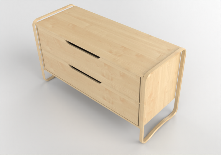 3D Schränke und Kommoden - Kommode aus Holz - Ikea - Anes -...