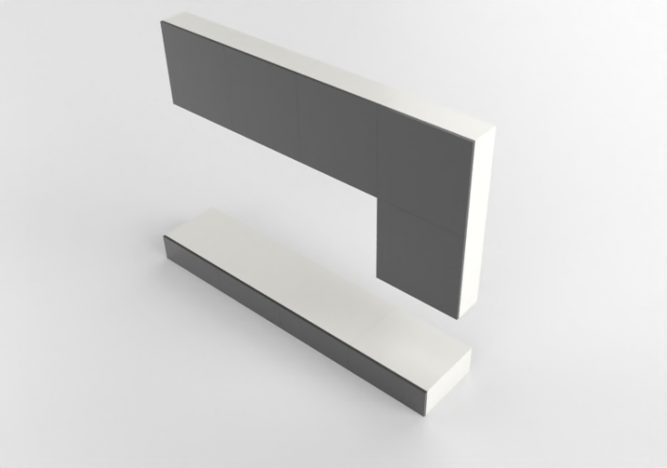 Muebles 3D - Composición para salón - Ikea - Besta - ACCA...