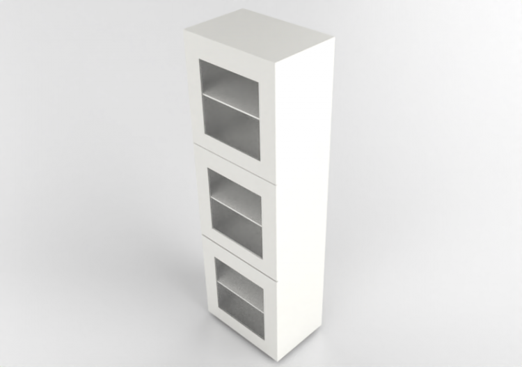 3D Möbel - Schrank aus lackiertem Holz - Ikea - Besta -...