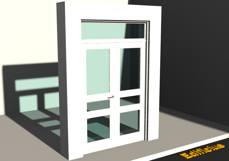 Esquadria 3D - Almofadada P[R] 2FB_SIM[3V]+1BAND - ACCA...