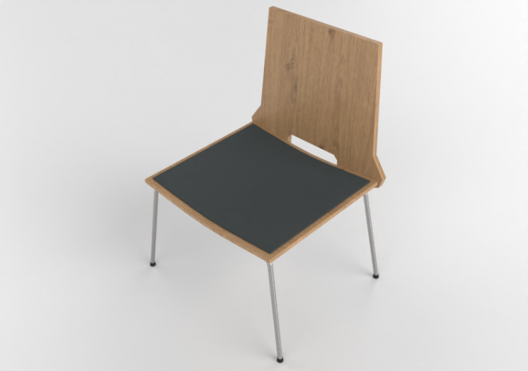 3D Stühle - Stuhl aus Holz - Ikea - Fritz - ACCA software