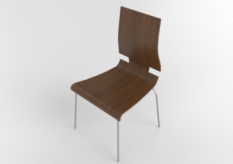 3D Stühle - Stuhl aus Holz - Ikea - Gilbert - ACCA software
