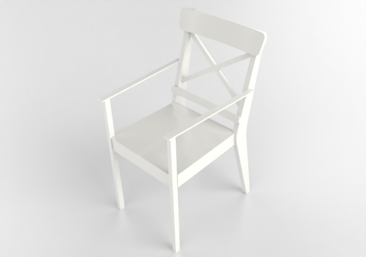 Sedie 3D - Sedia in legno laccato - Ikea - Ingolf - ACCA...