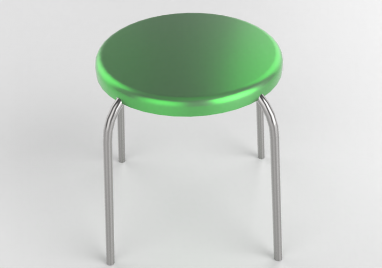 3D Stühle - Hocker aus Metall - Ikea - Forsby - ACCA...