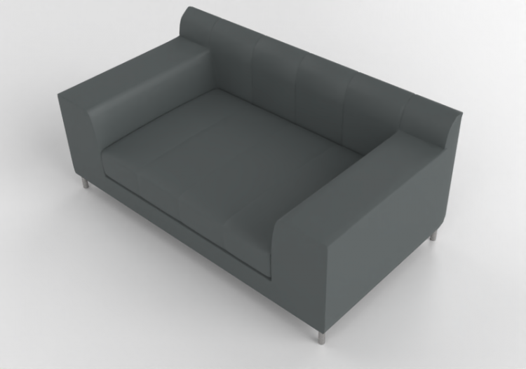 Chairs and Sofas 3D - Leather couch - Ikea - Kramfors -...