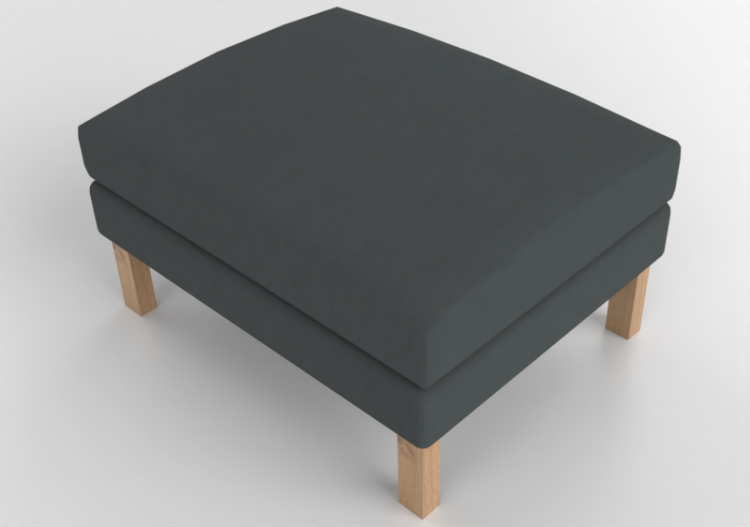 Divans 3D - Repose-pieds en tissu - Ikea - Karlstad - ACCA...
