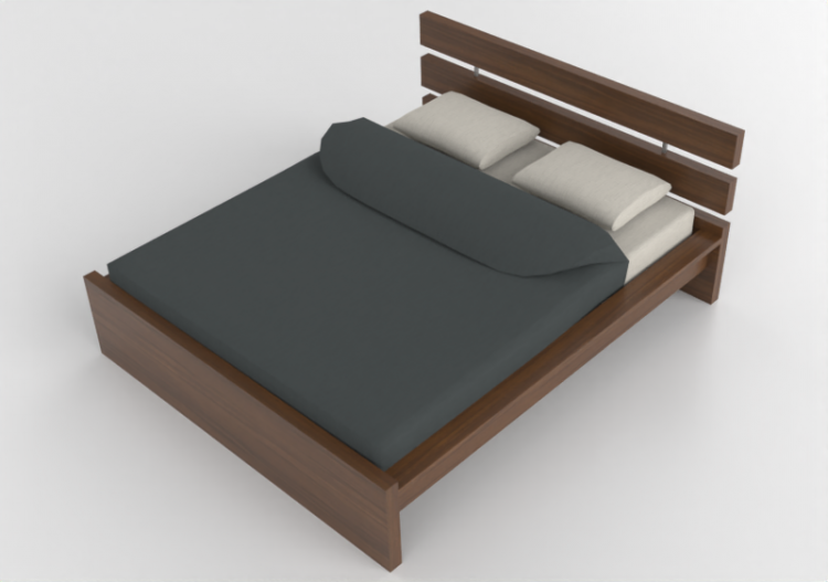 Lits 3D - Lit deux places - Ikea - Hopen - ACCA software