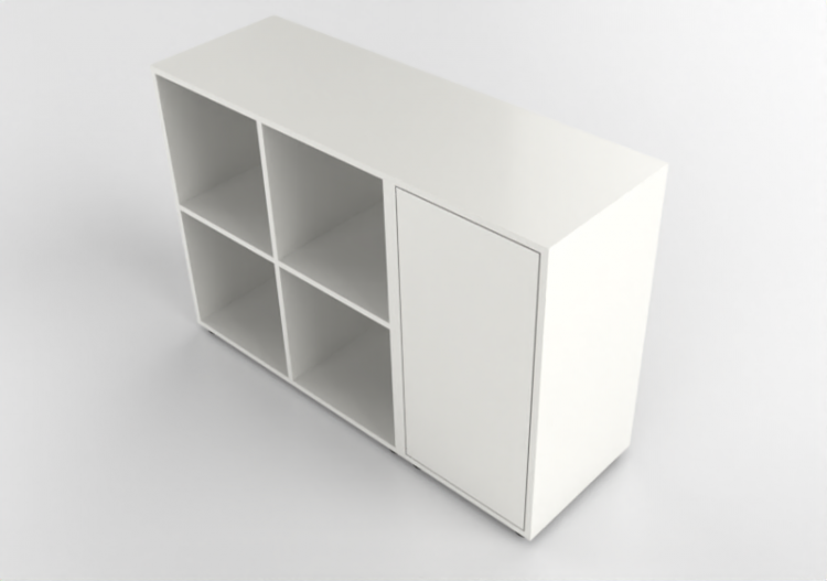 Mobili 3D - Composizione di mobili in legno laccato - Ikea...