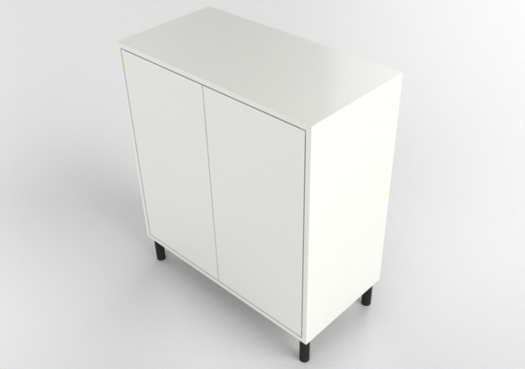 3D Furniture - Lacquered wood furniture - Ikea - Eket -...