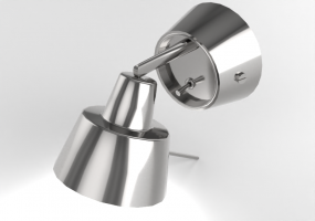 3D Wall Lamp - Metal wall lamp - Ikea - Flygge