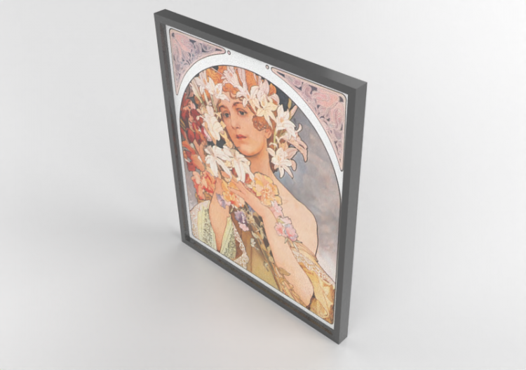 3D Paintings - Lacquered wood Painting frame - Ikea -...