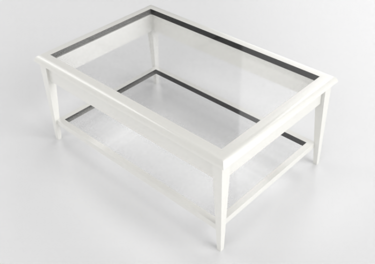 Tables 3D - Petite table en bois laqué - Ikea - Liatorp -...