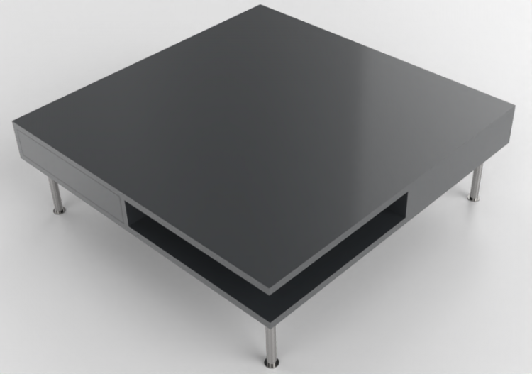 3D Tables - Coffee table in lacquered wood - Ikea -...