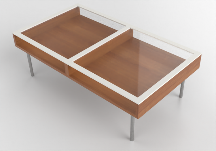 3D Tisch - Wooden coffee table - Ikea - Magiker - ACCA...