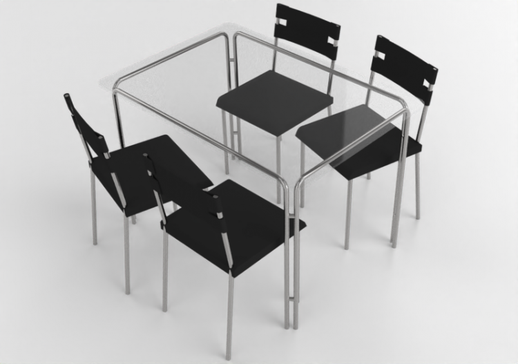 Tables 3D - Composition pour salon - Ikea - Laver - ACCA...
