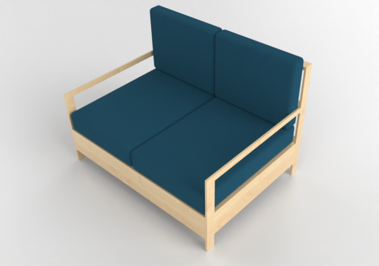 Divans 3D - Canapé en tissu - Ikea - Lillberg - ACCA...