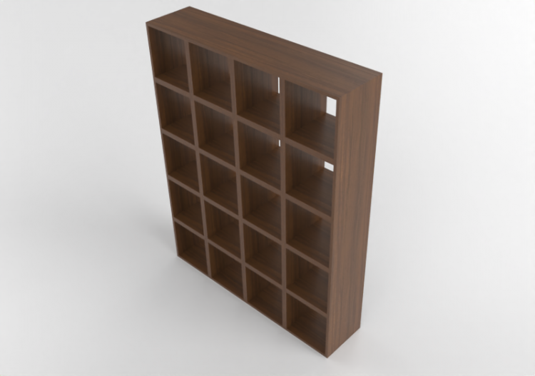 Estantes 3D - Estante de madeira - Ikea - Markor - ACCA...